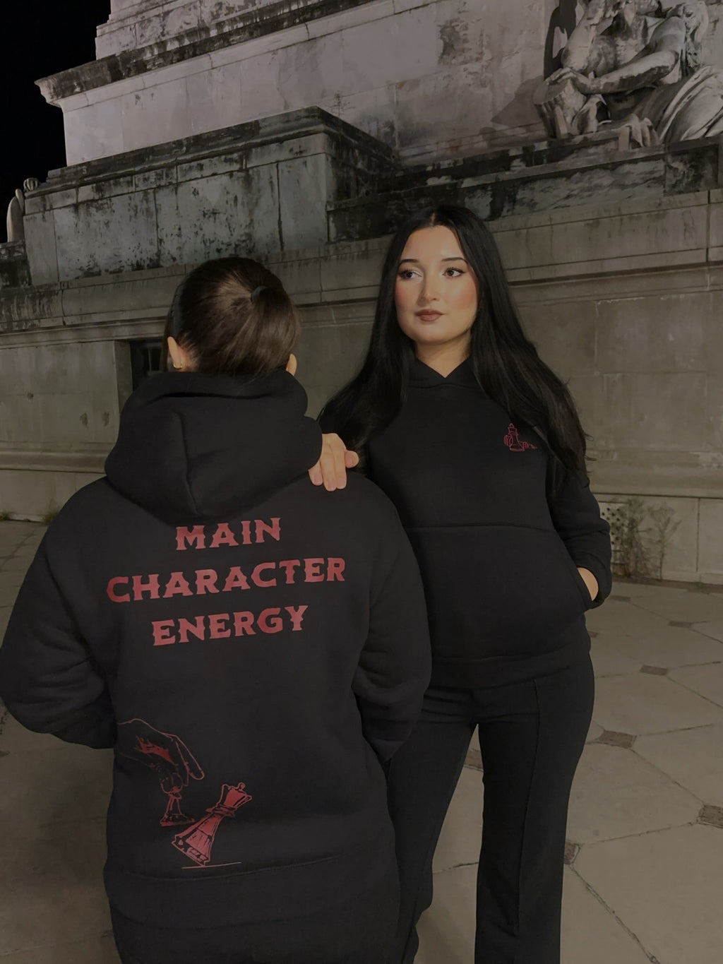 Main Character Hoodie Black&Red