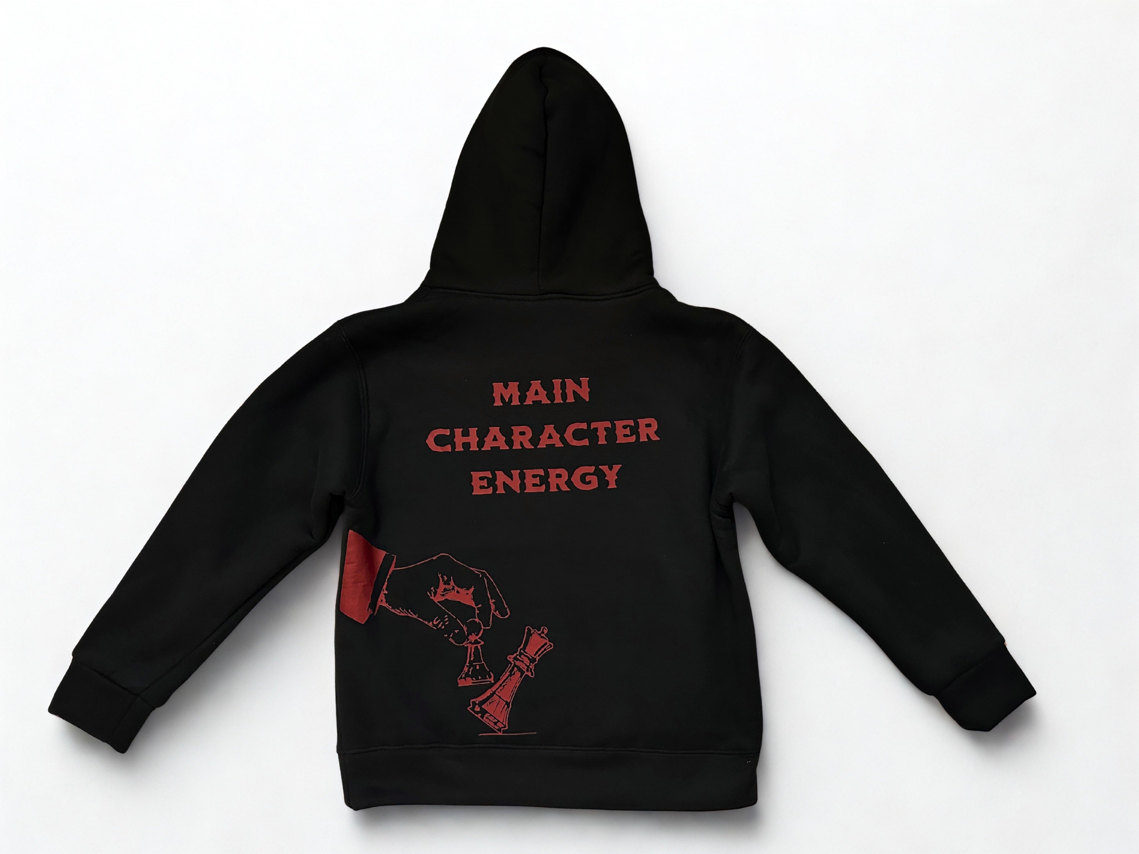 Main Character Hoodie Black&Red