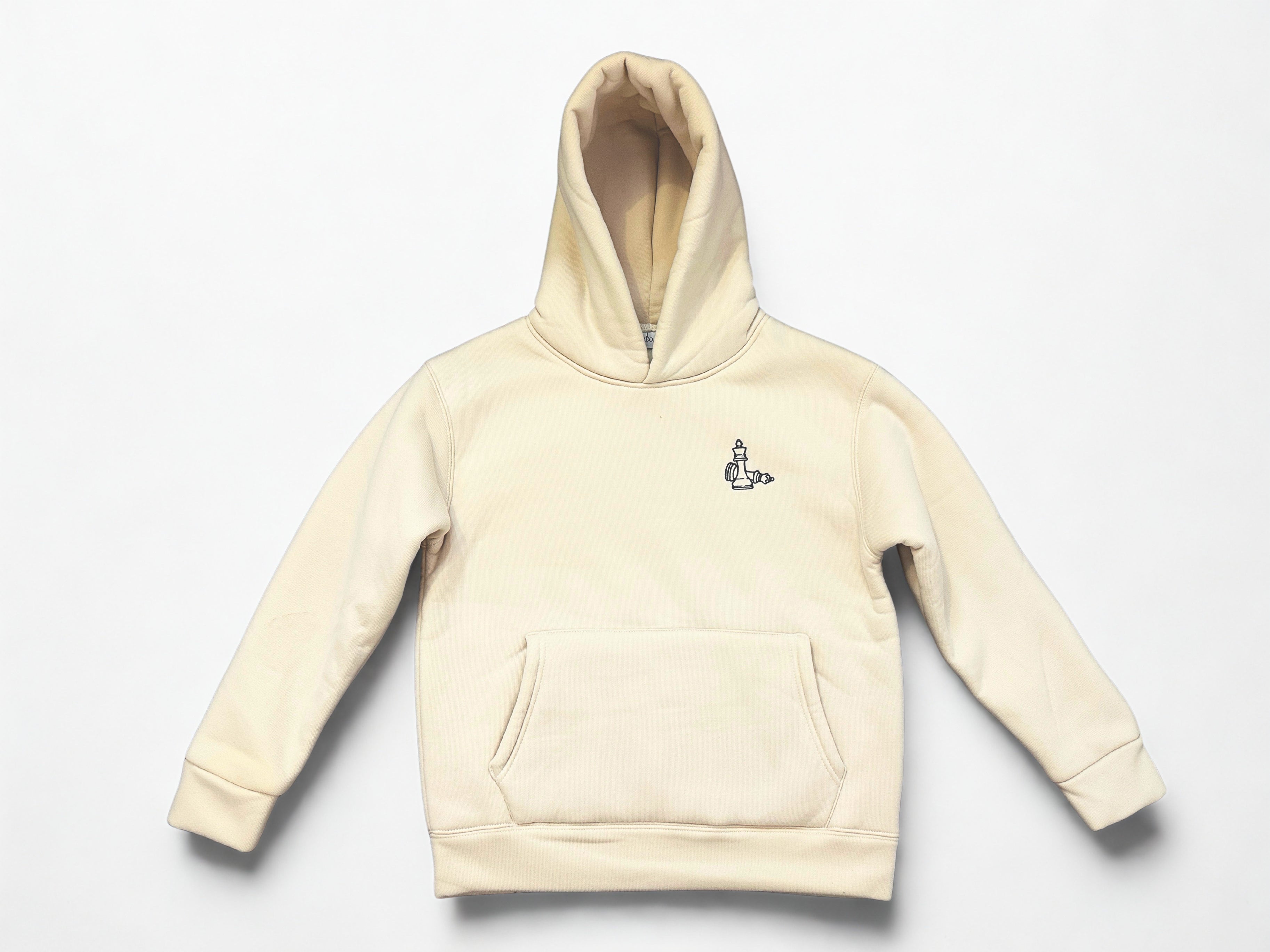 Main Character Hoodie Beige&Black